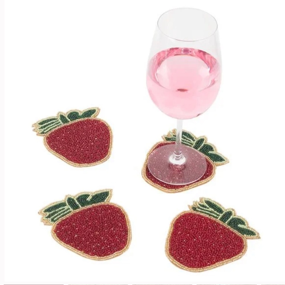 Cloud 9 Design Hand Beaded Coasters